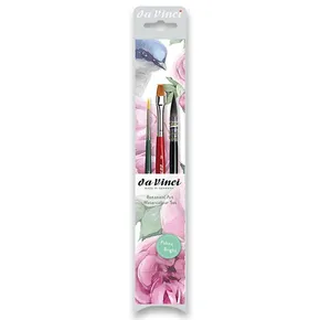 Sada štetcov da Vinci Botanical Art Synthetics, 3 ks